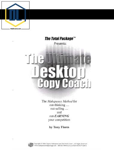 ultimate desktop copy coach|New Copywriting Course – “The Ultimate Desktop Copy Coach”.